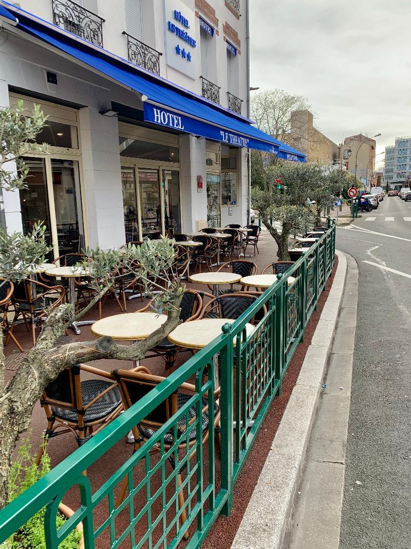 Hotel Le Theatre Suresnes Exterior foto